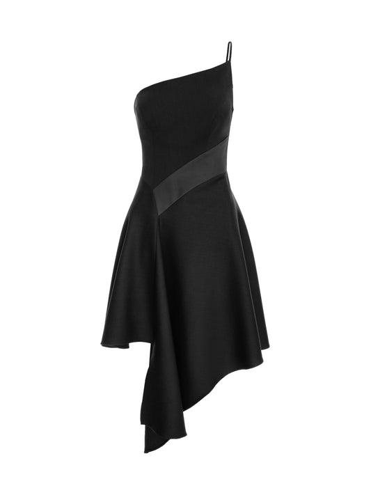 Allure Wool Dress - Black
