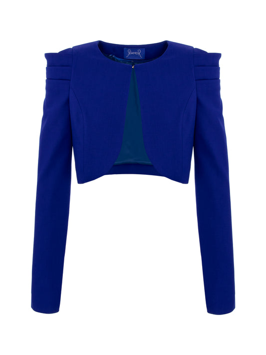 Icon Wool Blazer - Royal Blue