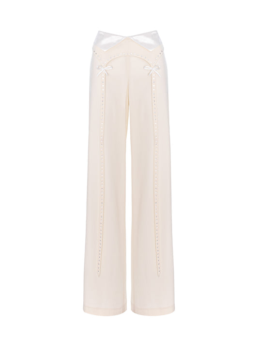 Pantaloni Lână Layered Agenda