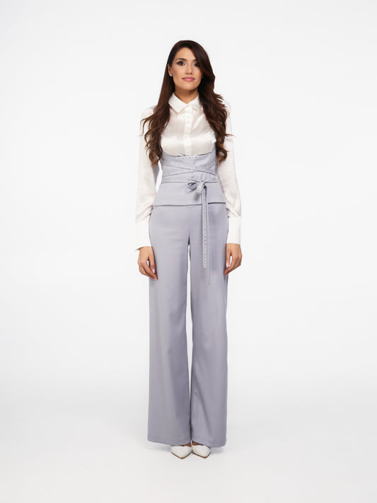 Allure Wool Vest - GreyLilac