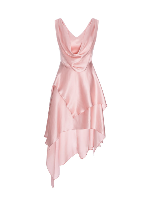 Silk Fantasy Dress - Pink