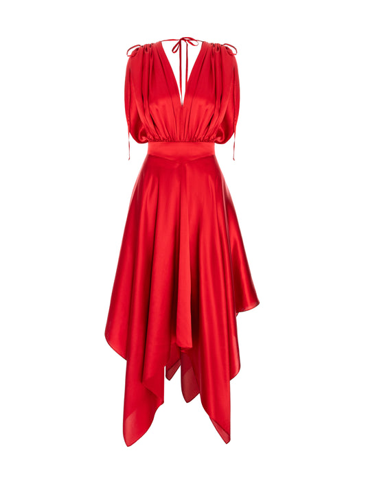 Silk Dream Dress - Red