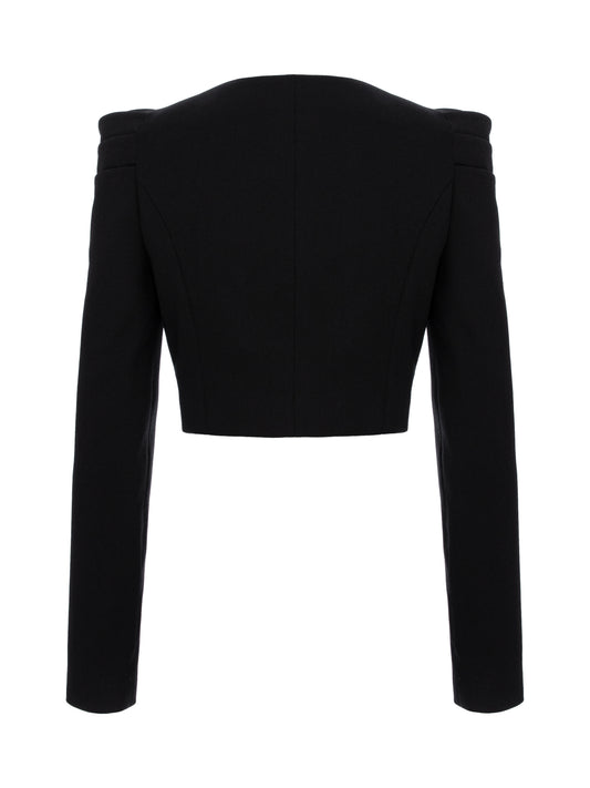 Icon Wool Blazer - Black