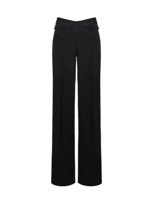 Pantaloni Lână Layered Agenda