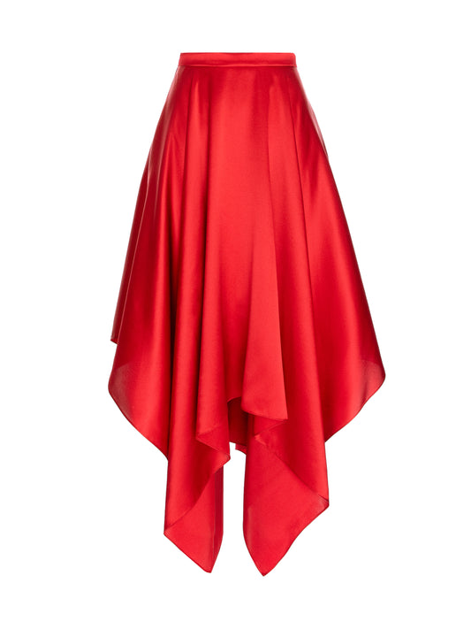 Silk Desire Skirt - Red