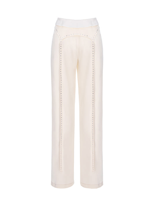 Pantaloni Lână Layered Agenda