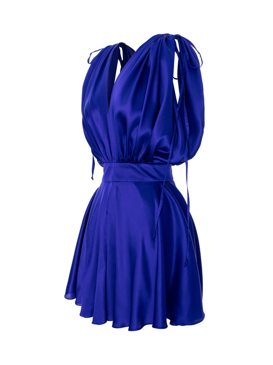 Silk Whisper Jumpsuit - Royal Blue