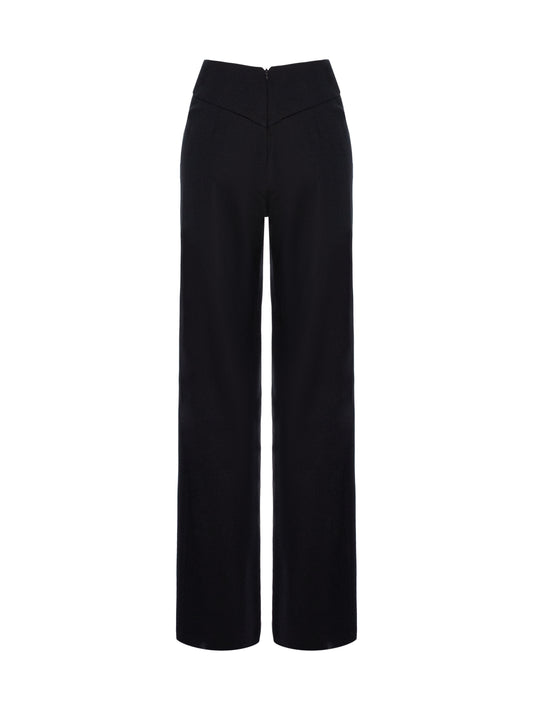 Pantaloni lână V-Sculpt