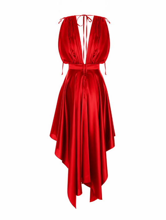Silk Dream Dress - Red